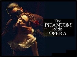 Phantom Of The Opera, Emmy Rossum, Gerard Butler, pocałunek
